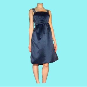 VERA WANG MAIDS navy blue dress